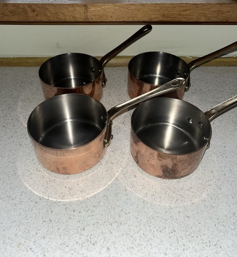 Mauviel mini copper pans - copper,