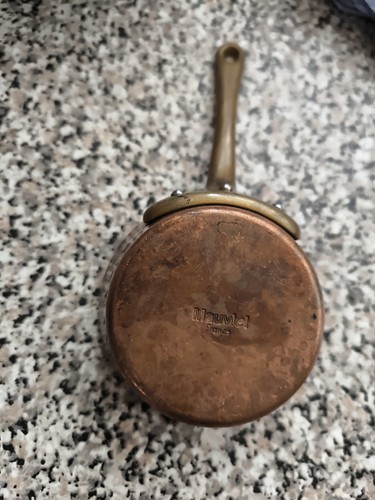 Mauviel 9cm copper saucepan - copper,